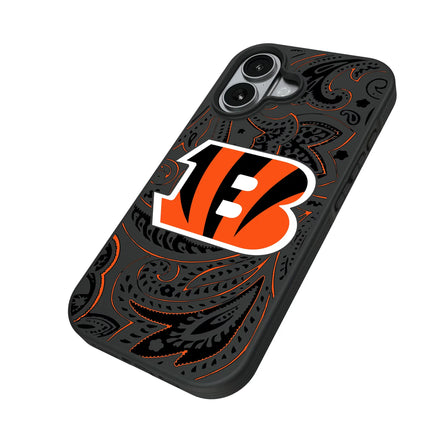 Cincinnati Bengals Bump Phone Case Paisley for iPhone
