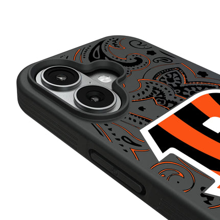 Cincinnati Bengals Bump Phone Case Paisley for iPhone