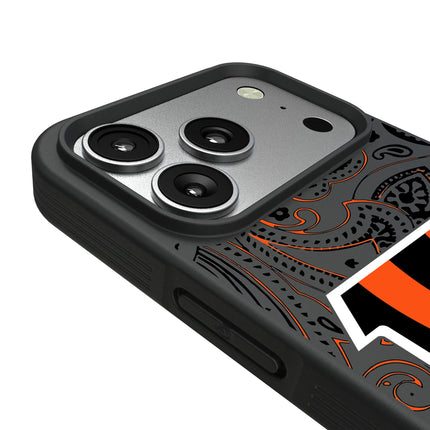 Cincinnati Bengals Bump Phone Case Paisley for iPhone
