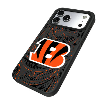 Cincinnati Bengals Bump Phone Case Paisley for iPhone