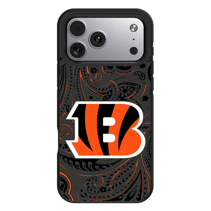 Cincinnati Bengals Bump Phone Case Paisley for iPhone