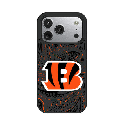 Cincinnati Bengals Bump Phone Case Paisley for iPhone