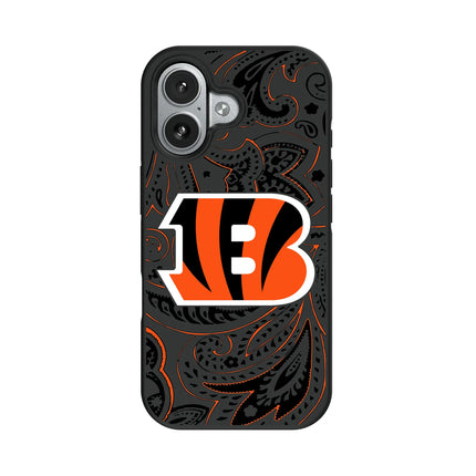 Cincinnati Bengals Bump Phone Case Paisley for iPhone