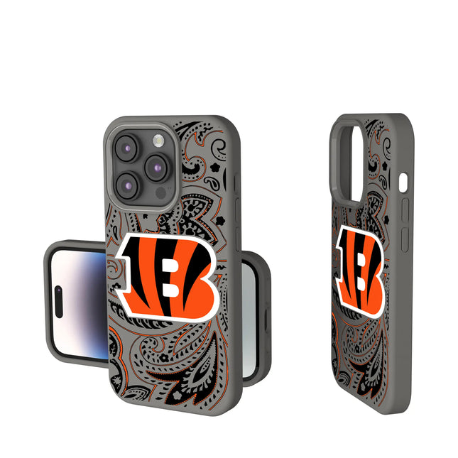 Cincinnati Bengals Soft Touch Phone Case Paisley for iPhone
