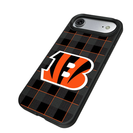 Cincinnati Bengals Plaid MagSafe Compatible Phone Case for Apple iPhone