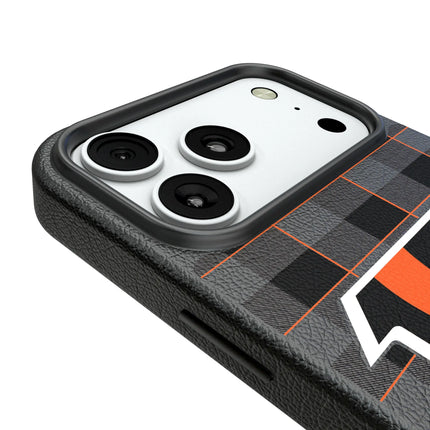 Cincinnati Bengals Plaid MagSafe Compatible Phone Case for Apple iPhone