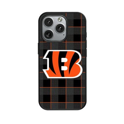 Cincinnati Bengals MagSafe Phone Case Plaid for iPhone