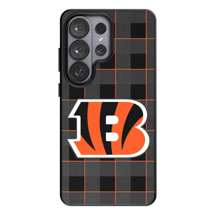 Cincinnati Bengals MagSafe Phone Case Plaid for Galaxy