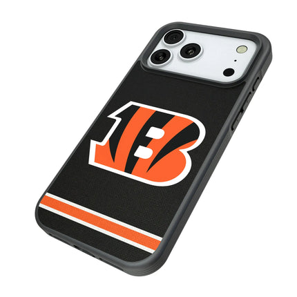 Cincinnati Bengals Stripe Bump Phone Case for Apple iPhone