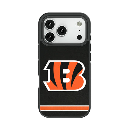 Cincinnati Bengals Stripe Bump Phone Case for Apple iPhone