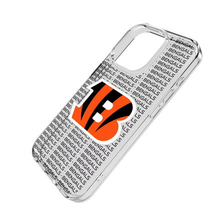 Cincinnati Bengals Clear Phone Case Text for iPhone