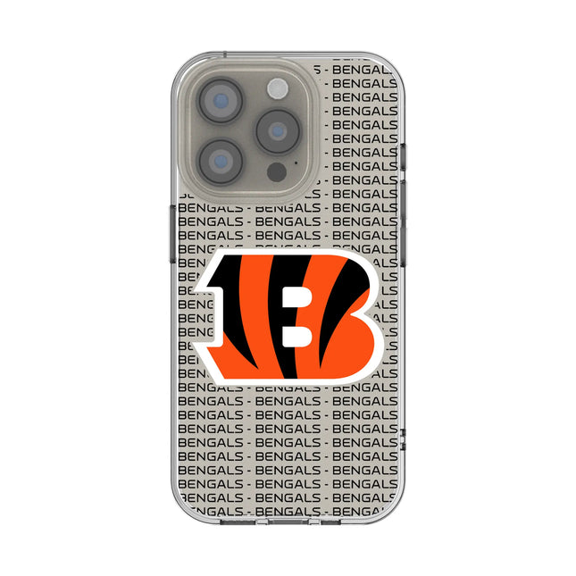 Cincinnati Bengals Clear Phone Case Text for iPhone