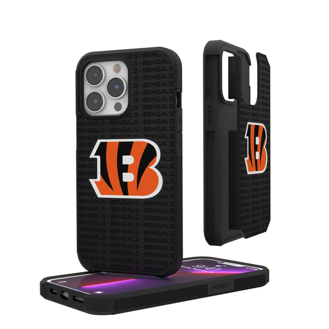 Cincinnati Bengals Rugged Phone Case Text for iPhone