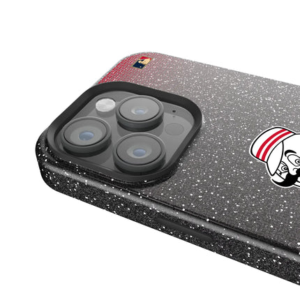 Cincinnati Reds 1953-1967 - Cooperstown Collection Linen Black Bling Phone Case for Apple iPhone