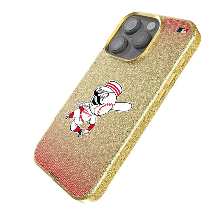 Cincinnati Reds 1953-1967 - Cooperstown Collection Linen Bling Phone Case for Apple iPhone
