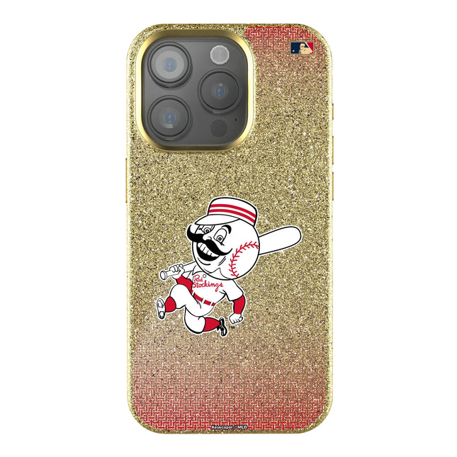 Cincinnati Reds 1953-1967 - Cooperstown Collection Linen Bling Phone Case for Apple iPhone
