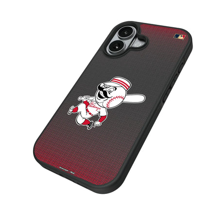 Cincinnati Reds 1953-1967 - Cooperstown Collection Linen Bump Phone Case for Apple iPhone