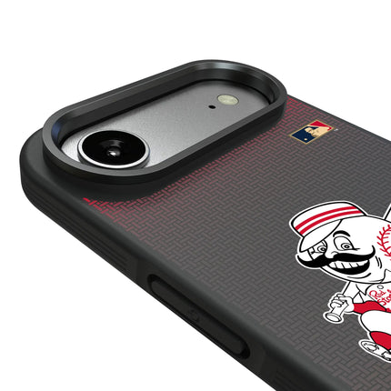 Cincinnati Reds 1953-1967 - Cooperstown Collection Linen Bump Phone Case for Apple iPhone