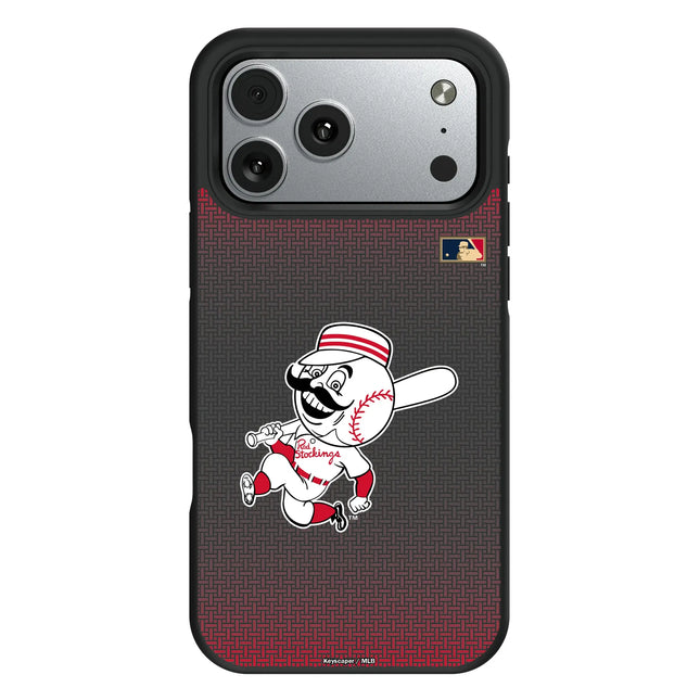 Cincinnati Reds 1953-1967 - Cooperstown Collection Linen Bump Phone Case for Apple iPhone