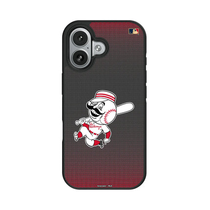 Cincinnati Reds 1953-1967 - Cooperstown Collection Linen Bump Phone Case for Apple iPhone