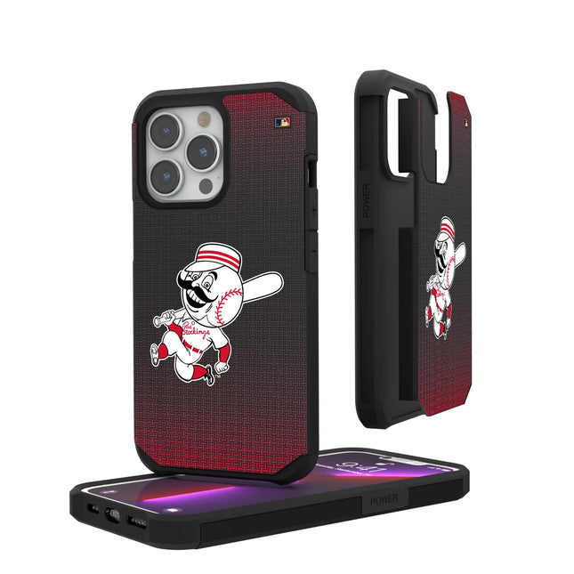Cincinnati Reds 1953-1967 - Cooperstown Collection Linen Rugged Phone Case for Apple iPhone