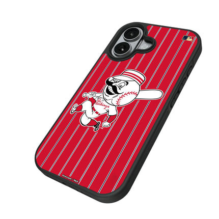 Cincinnati Reds 1953-1967 - Cooperstown Collection Pinstripe Bump Phone Case for Apple iPhone