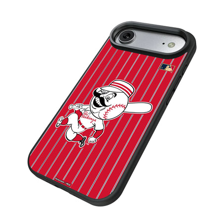 Cincinnati Reds 1953-1967 - Cooperstown Collection Pinstripe Bump Phone Case for Apple iPhone