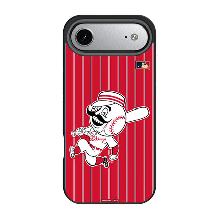 Cincinnati Reds 1953-1967 - Cooperstown Collection Pinstripe Bump Phone Case for Apple iPhone