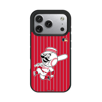 Cincinnati Reds 1953-1967 - Cooperstown Collection Pinstripe Bump Phone Case for Apple iPhone