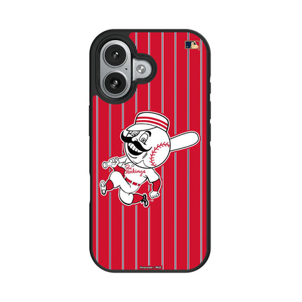 Cincinnati Reds 1953-1967 - Cooperstown Collection Pinstripe Bump Phone Case for Apple iPhone