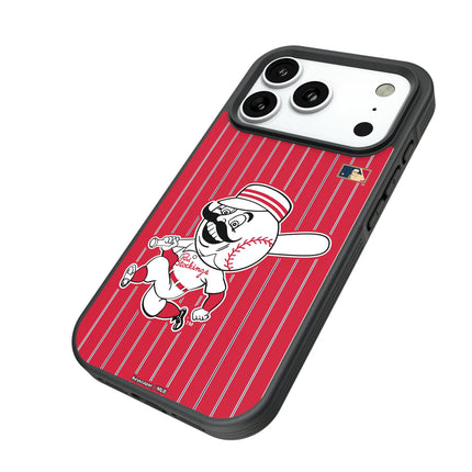 Cincinnati Reds 1953-1967 - Cooperstown Collection Pinstripe Bump Phone Case for Apple iPhone