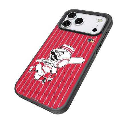 Cincinnati Reds 1953-1967 - Cooperstown Collection Pinstripe Bump Phone Case for Apple iPhone