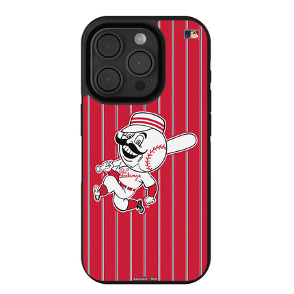 Cincinnati Reds 1953-1967 - Cooperstown Collection Pinstripe Bump Phone Case for Apple iPhone