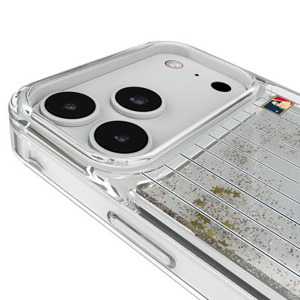 Cincinnati Reds 1953-1967 - Cooperstown Collection Pinstripe Glitter Phone Case for Apple iPhone