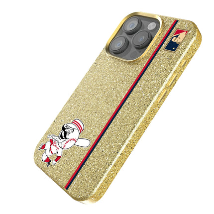 Cincinnati Reds 1953-1967 - Cooperstown Collection Sidebar Bling Phone Case for Apple iPhone