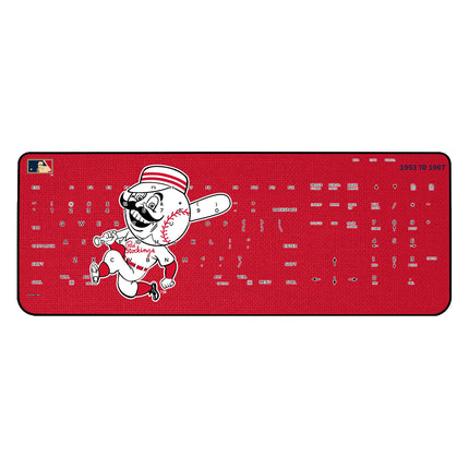 Cincinnati Reds 1953-1967 - Cooperstown Collection Solid Wireless USB Keyboard