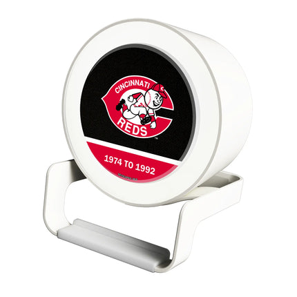 Cincinnati Reds 1974-1992 - Cooperstown Collection Endzone Solid Night Light Charger and Bluetooth Speaker