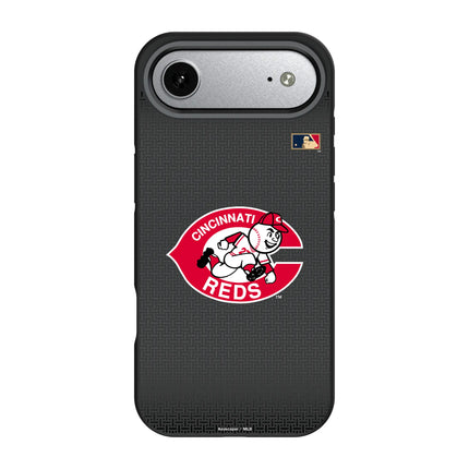 Cincinnati Reds 1974-1992 - Cooperstown Collection Linen Bump Phone Case for Apple iPhone