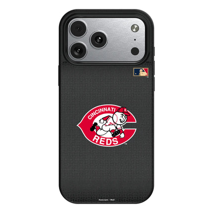 Cincinnati Reds 1974-1992 - Cooperstown Collection Linen MagSafe Compatible Phone Case for Apple iPhone