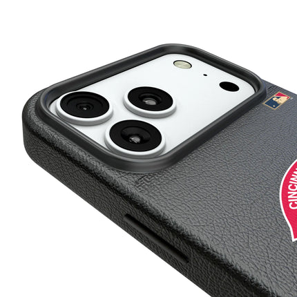 Cincinnati Reds 1974-1992 - Cooperstown Collection Linen MagSafe Compatible Phone Case for Apple iPhone