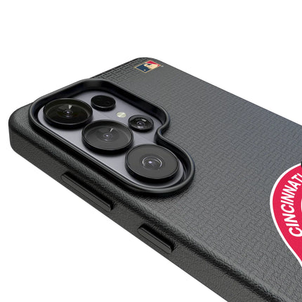Cincinnati Reds 1974-1992 - Cooperstown Collection Linen MagSafe Compatible Phone Case for Samsung Galaxy