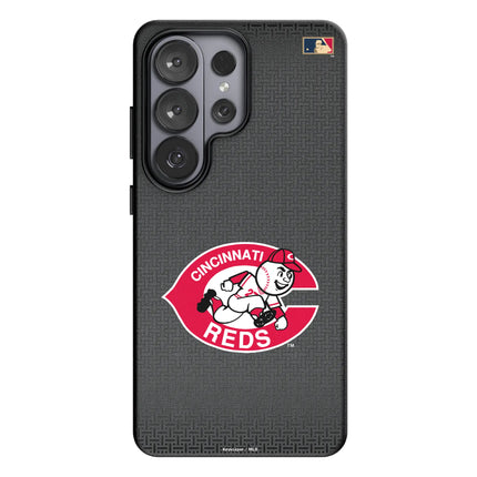 Cincinnati Reds 1974-1992 - Cooperstown Collection Linen MagSafe Compatible Phone Case for Samsung Galaxy