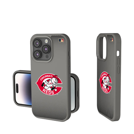 Cincinnati Reds 1974-1992 - Cooperstown Collection Linen Soft Touch Phone Case for Apple iPhone
