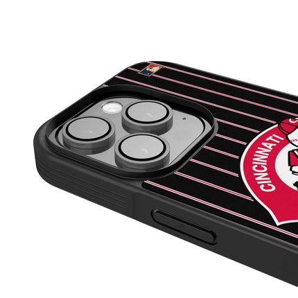 Cincinnati Reds 1974-1992 - Cooperstown Collection Pinstripe Bump Phone Case for Apple iPhone