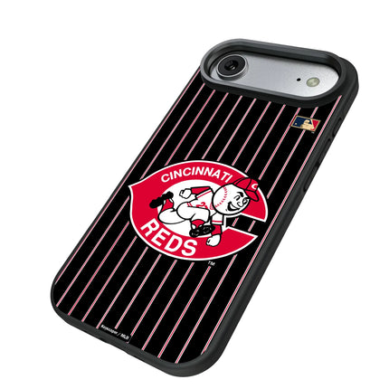 Cincinnati Reds 1974-1992 - Cooperstown Collection Pinstripe Bump Phone Case for Apple iPhone