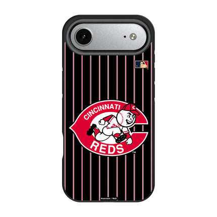 Cincinnati Reds 1974-1992 - Cooperstown Collection Pinstripe Bump Phone Case for Apple iPhone
