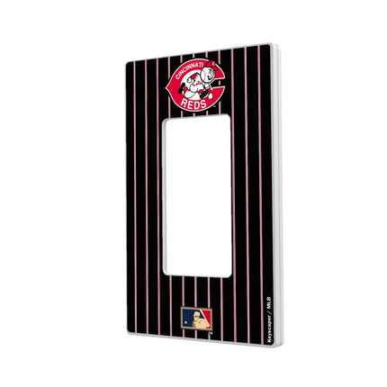 Cincinnati Reds 1974-1992 - Cooperstown Collection Pinstripe Hidden-Screw Light Switch Plate