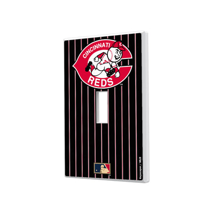 Cincinnati Reds 1974-1992 - Cooperstown Collection Pinstripe Hidden-Screw Light Switch Plate