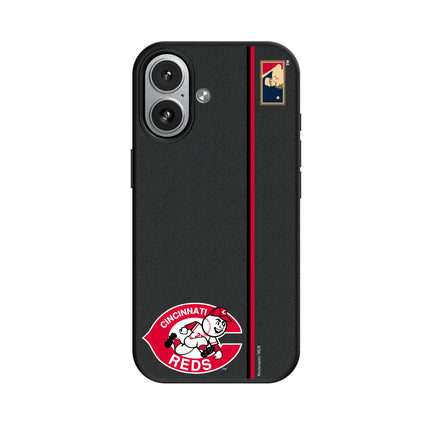 Cincinnati Reds 1974-1992 - Cooperstown Collection Sidebar MagSafe Compatible Phone Case for Apple iPhone