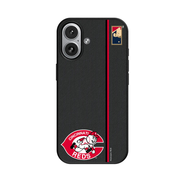 Cincinnati Reds 1974-1992 - Cooperstown Collection Sidebar MagSafe Compatible Phone Case for Apple iPhone